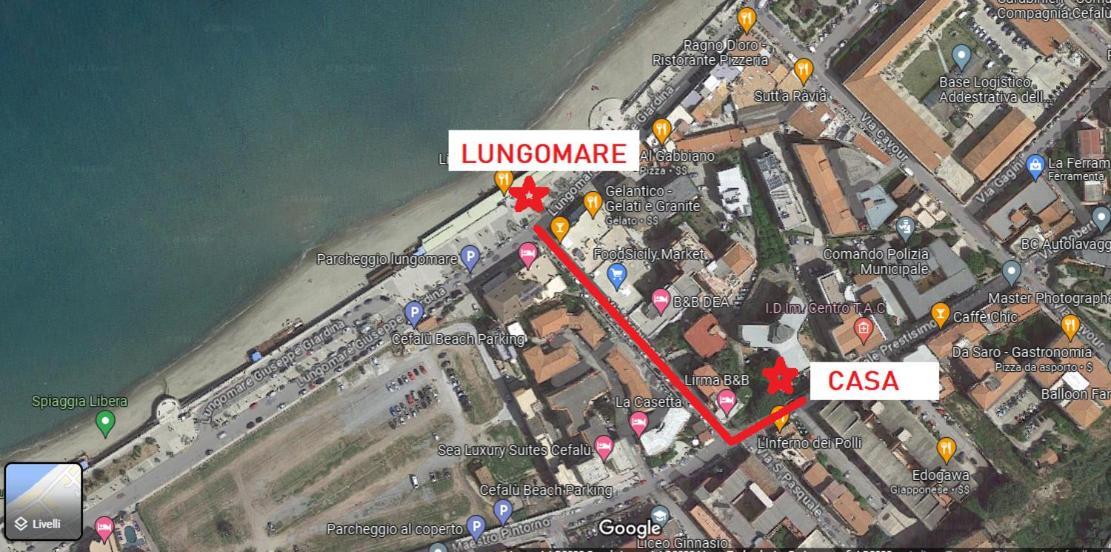 Vintage Sea House Vicino La Spiaggia Del Lungomare เชฟาลู ภายนอก รูปภาพ